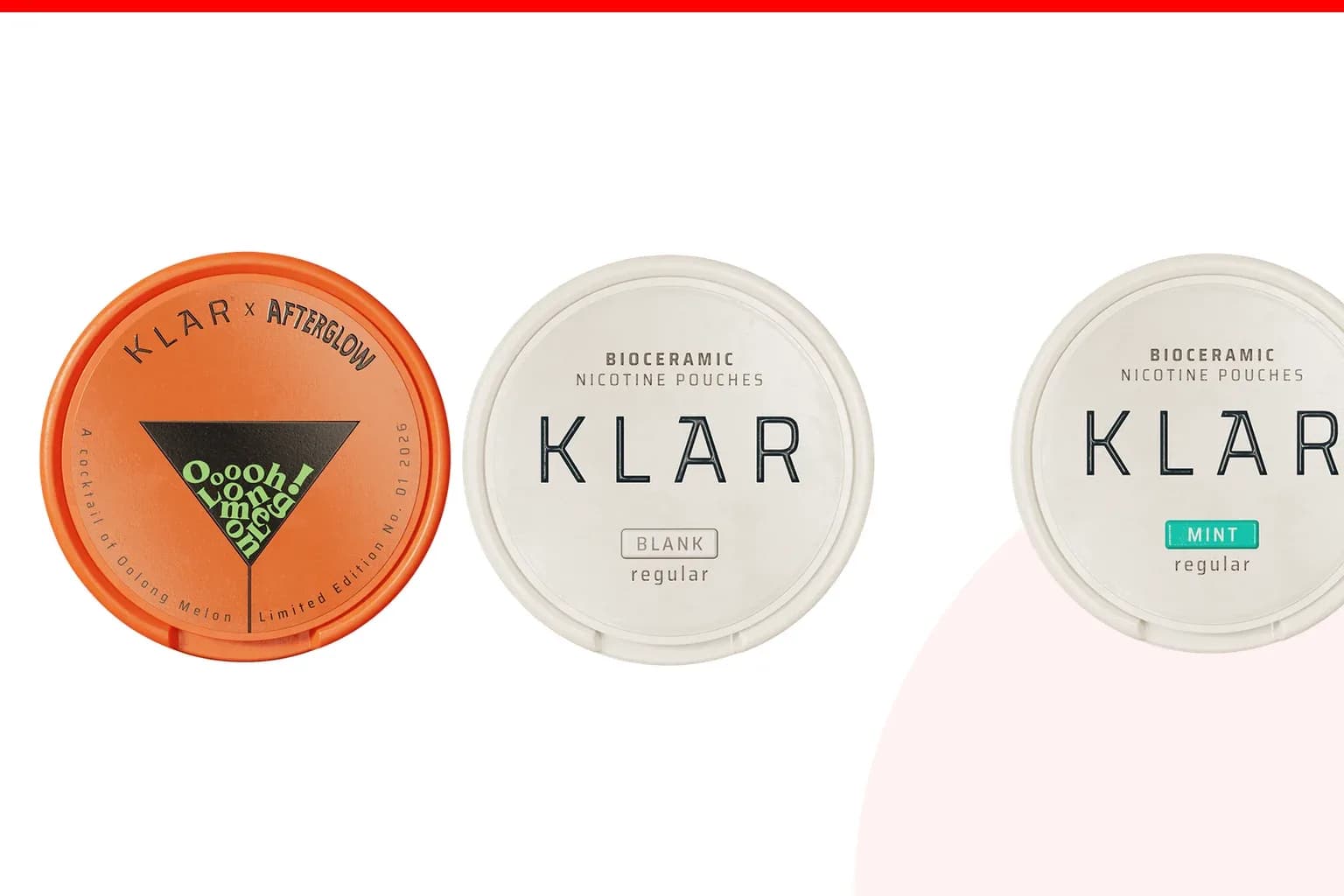 Cans of where to buy KLAR from the Nicotine Pouches Canada range