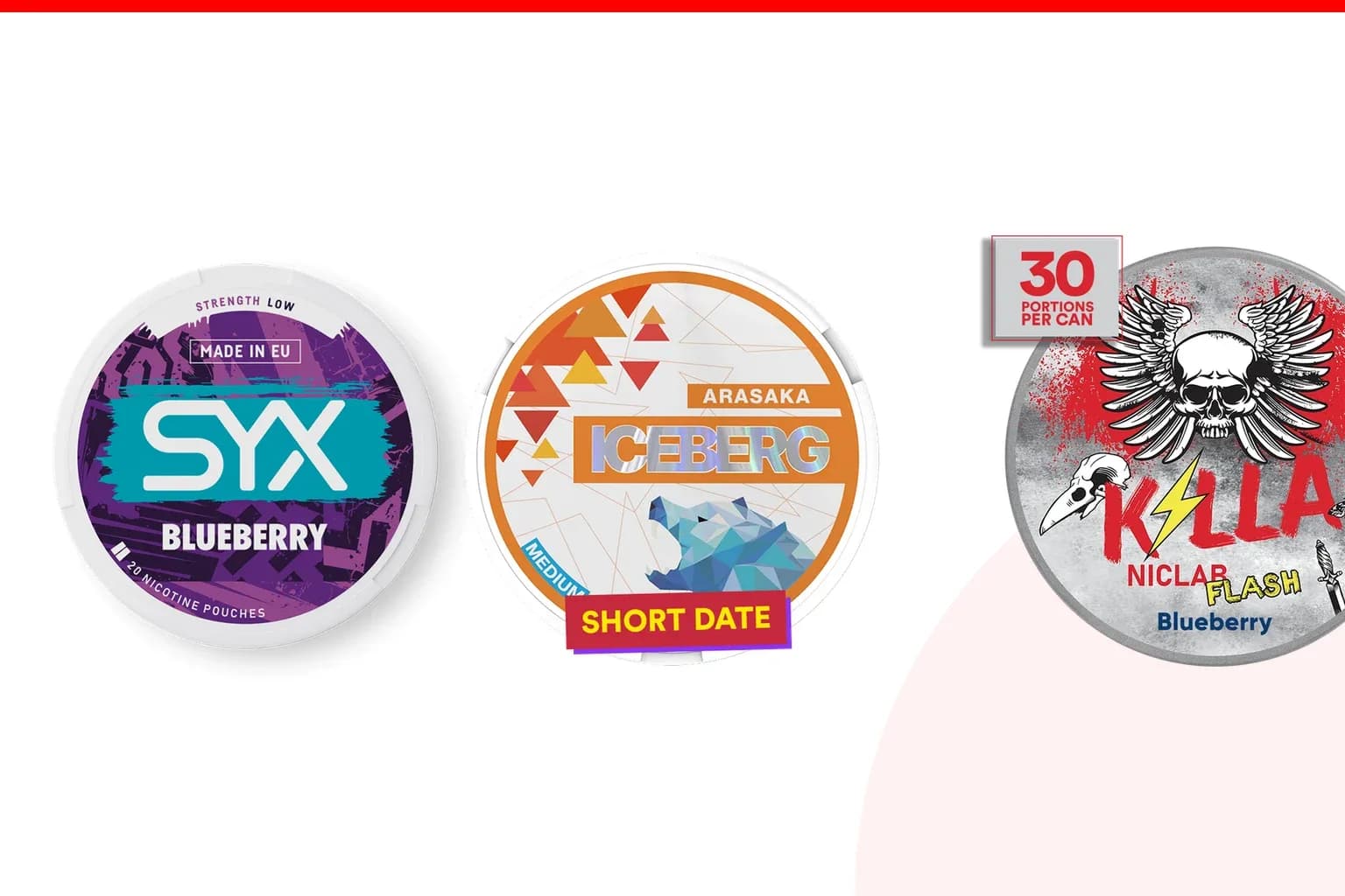 Cans of White Fox alternatives from the Nicotine Pouches Canada range