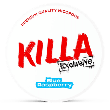 Killa Exclusive Blue Raspberry Nicotine Pouches