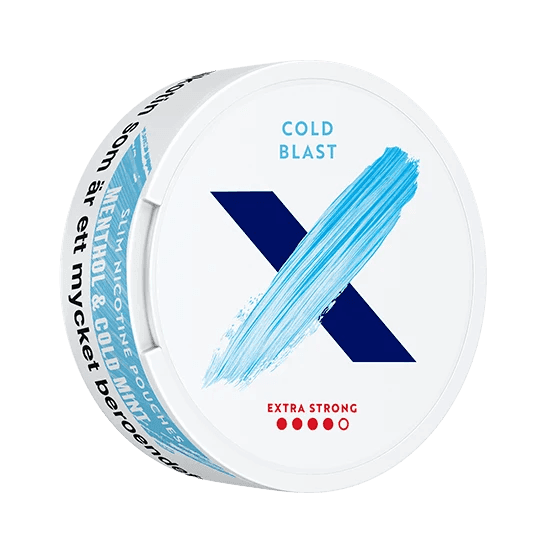 Zone X Cold Blast Slim Extra Strong (10 mg as labelled)