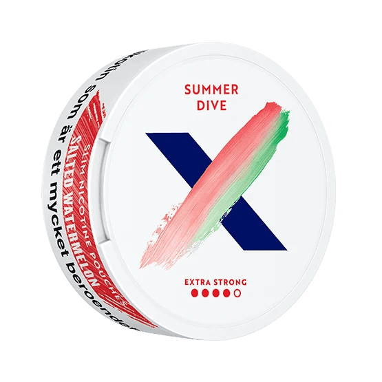 Zone X Summer Dive Slim Extra Strong (9.6 mg as labelled)
