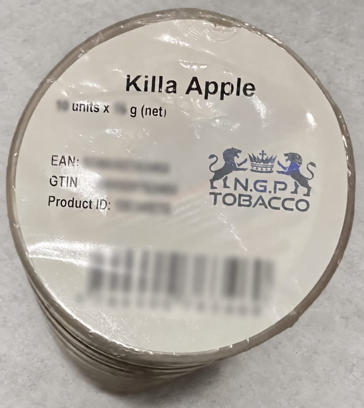 A multipack sleeve label printed with an EAN and a matching barcode.