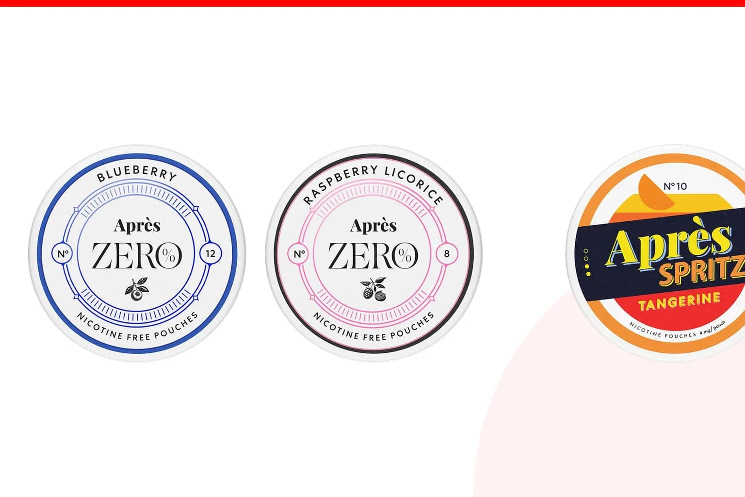 Cans of Best Après flavours from the Nicotine Pouches Canada range