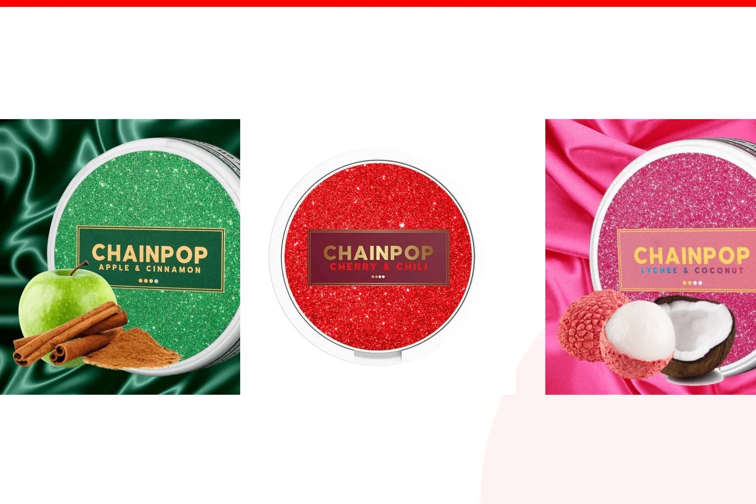 Cans of Best Chainpop flavours from the Nicotine Pouches Canada range