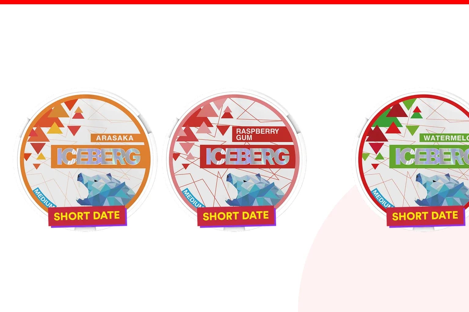 Cans of where to buy Iceberg from the Nicotine Pouches Canada range