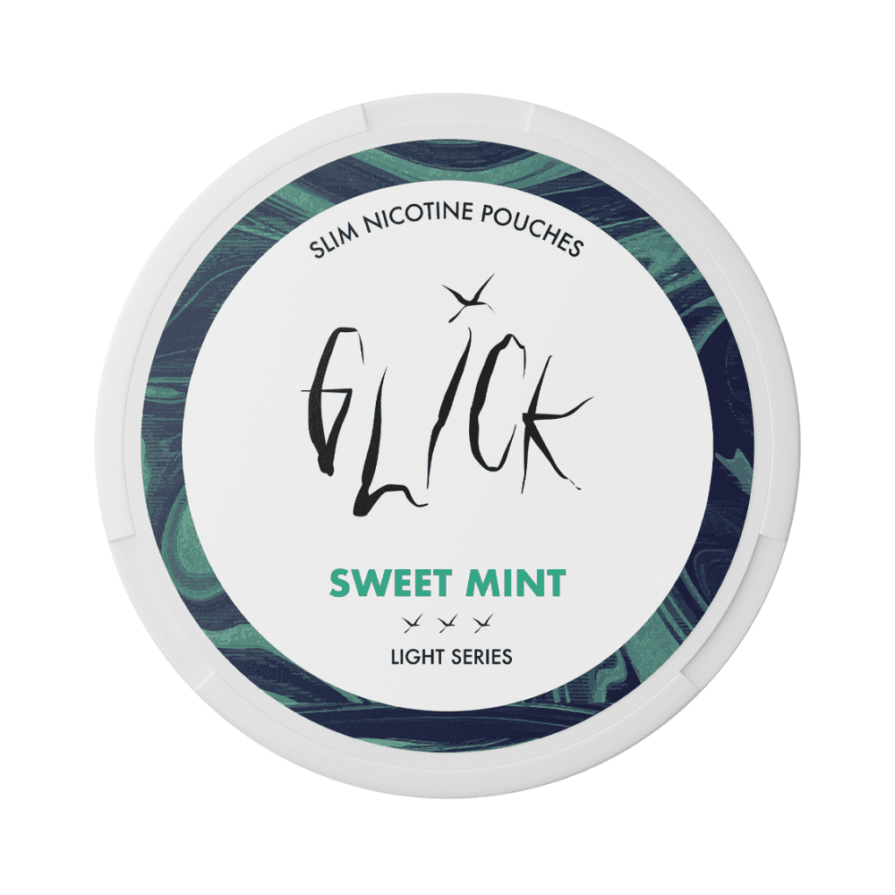 Glick Sweet Mint Nicotine Pouches| Light Series