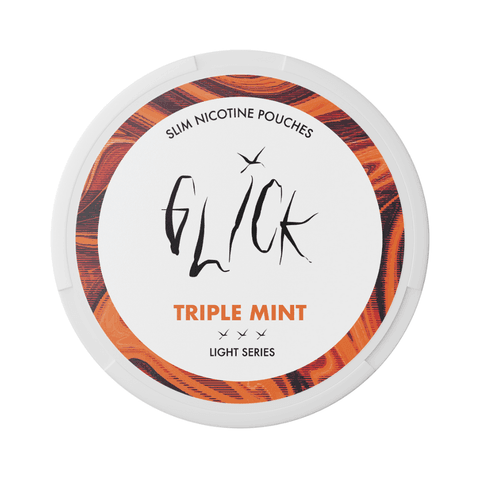 Glick Triple Mint Nicotine Pouches | Light Series