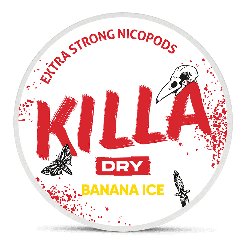 Killa Dry Banana Ice Nicotine Pouches