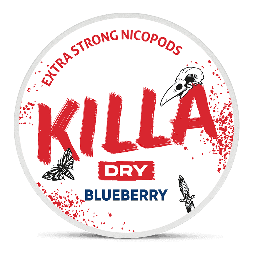 Killa Dry Blueberry Nicotine Pouches