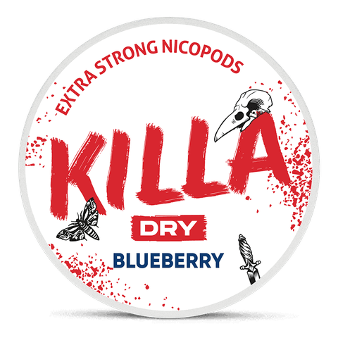 Killa Dry Blueberry Nicotine Pouches