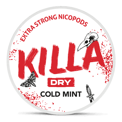Killa Dry Cold Mint Nicotine Pouches