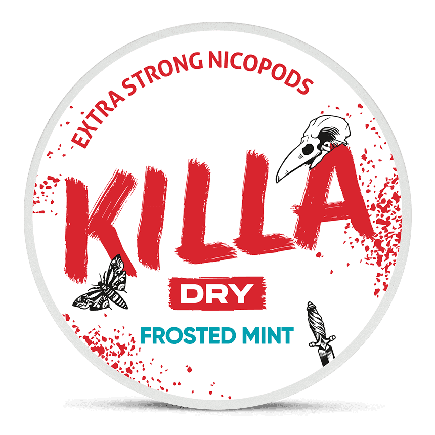 Killa Dry Frosted Mint Nicotine Pouches