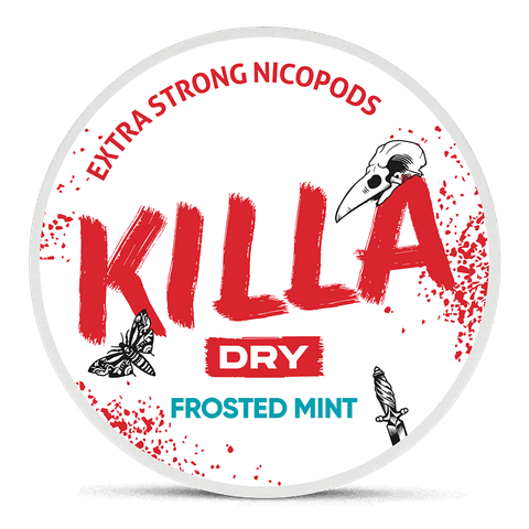 Killa Dry Frosted Mint Nicotine Pouches