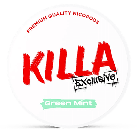 Killa Exclusive Green Mint Nicotine Pouches
