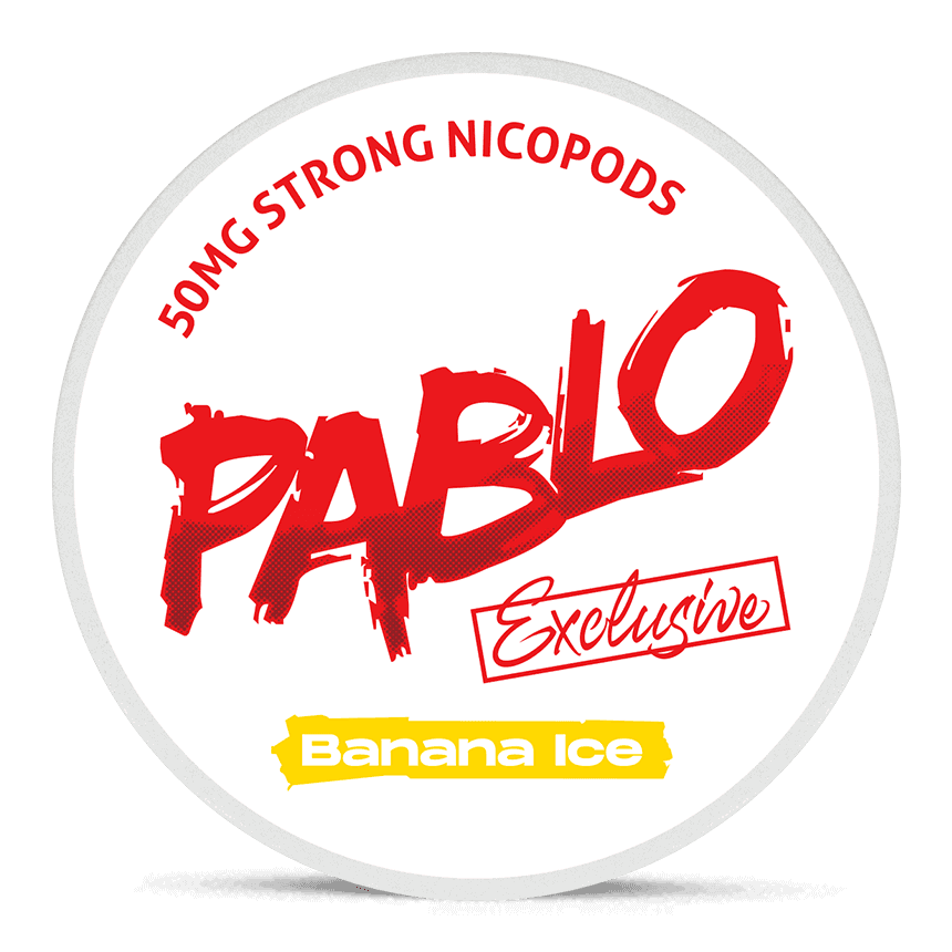 Pablo Exclusive 50 mg Banana Ice Nicotine Pouches