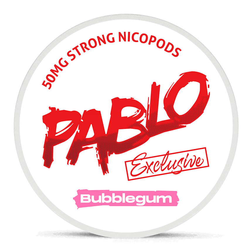 Pablo Exclusive 50 mg Bubblegum Nicotine Pouches