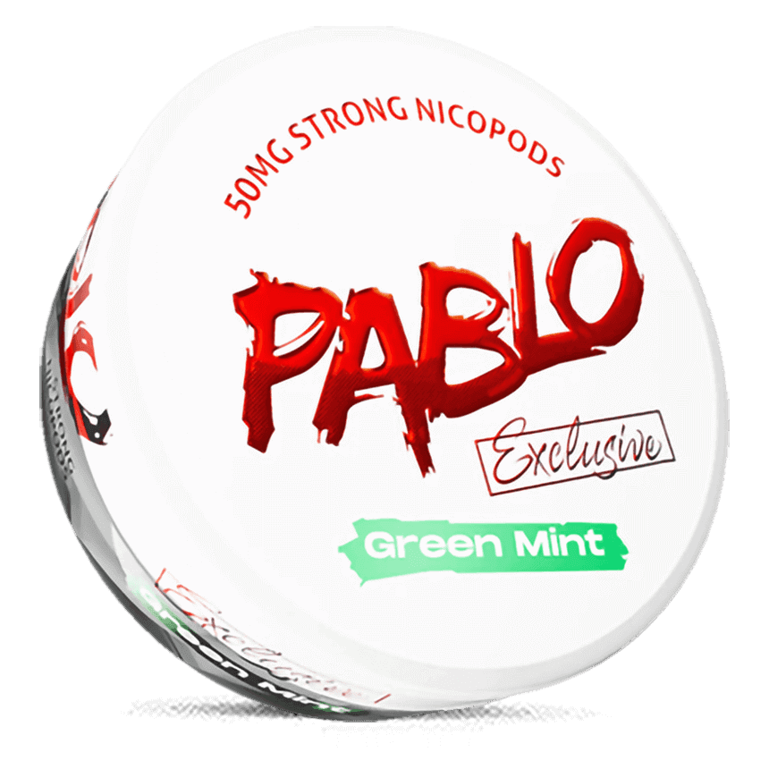 Pablo Exclusive 50 mg Green Mint Nicotine Pouches