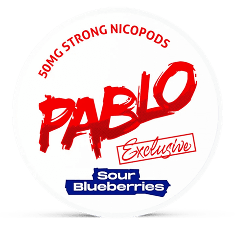 Pablo Exclusive 50 mg Sour Blueberries Nicotine Pouches