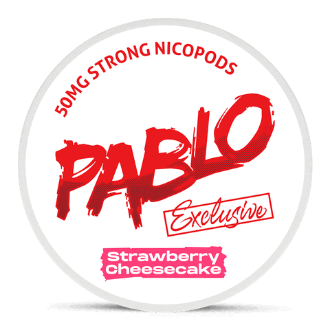 Pablo Exclusive 50 mg Strawberry Cheesecake Nicotine Pouches