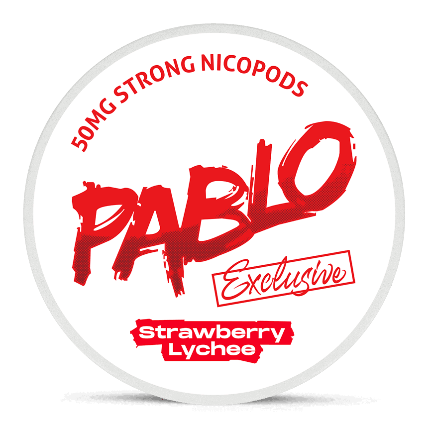 Pablo Exclusive 50 mg Strawberry Lychee Nicotine Pouches