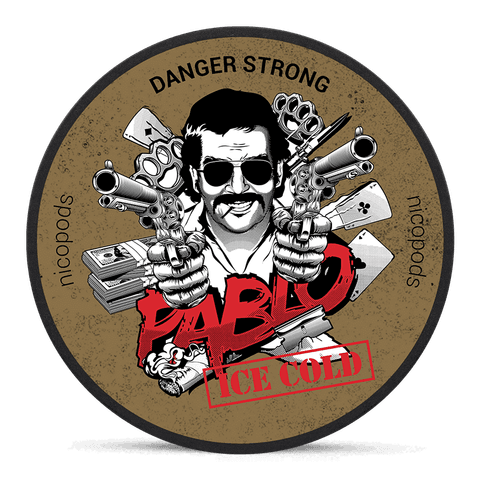 Pablo Ice Cold Super Strong Slim All White Nicotine Pouches