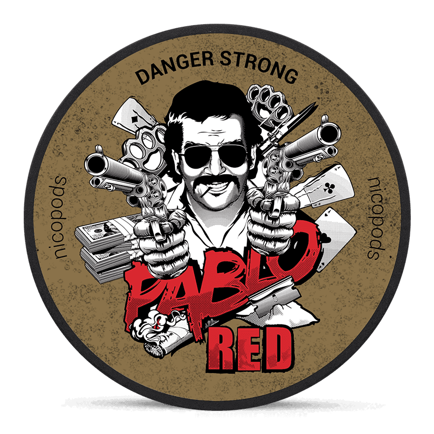 Pablo Red Super Strong Slim All White Nicotine Pouches