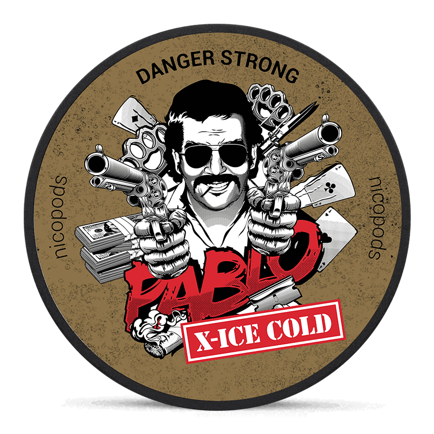 Pablo X Ice Cold Super Strong Slim All White Nicotine Pouches