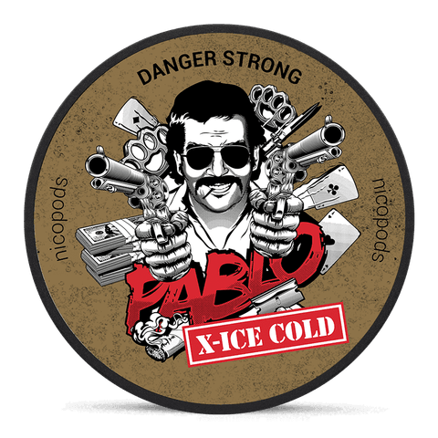 Pablo X Ice Cold Super Strong Slim All White Nicotine Pouches