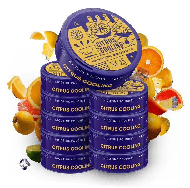 10 Cans XQS Citrus Cooling 4mg