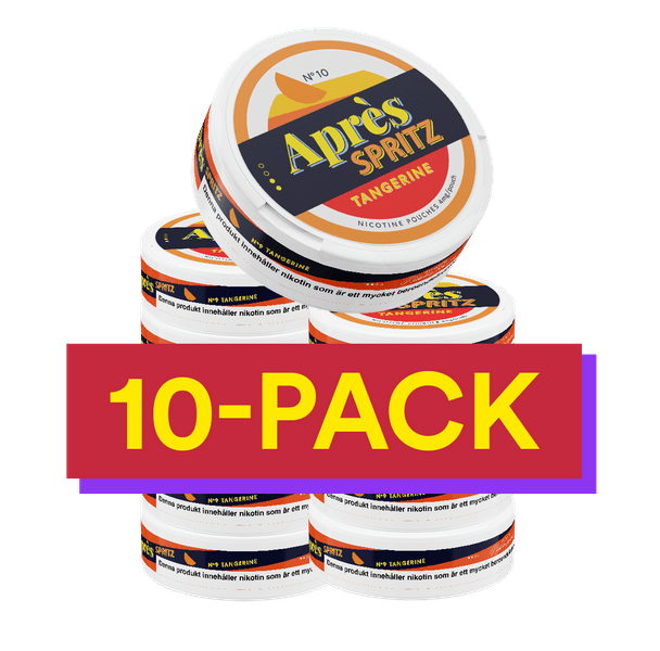 10x No.10 Après Tangerine Spritz - 4 mg Light