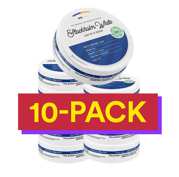 10x Stockholm White Arctic Menthol Light
