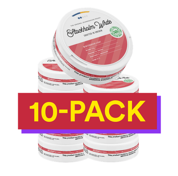 10x Stockholm White Wintergreen Light