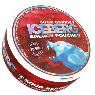 Iceberg Energy Sour Berries Caffeine Pouch (50 mg)