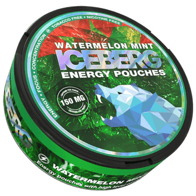 Iceberg Energy Watermelon Mint Caffeine Pouch (150 mg as labelled)