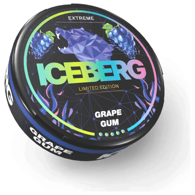 Iceberg Grape Gum (130 mg as labelled)