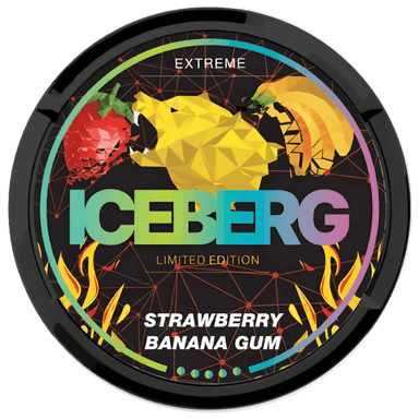 Iceberg Strawberry Banana Gum Medium (4 mg)
