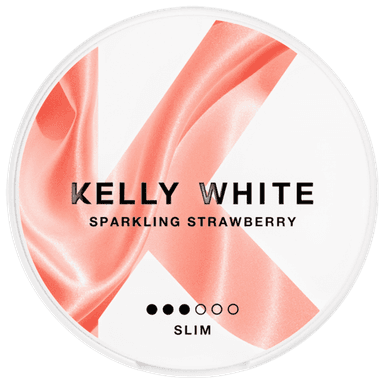 Kelly White Sparkling Strawberry (8 mg as labelled)