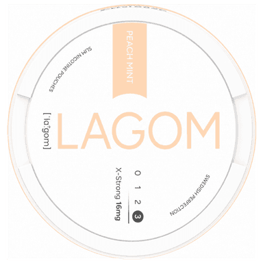 Lagom Peach Mint (16 mg as labelled)