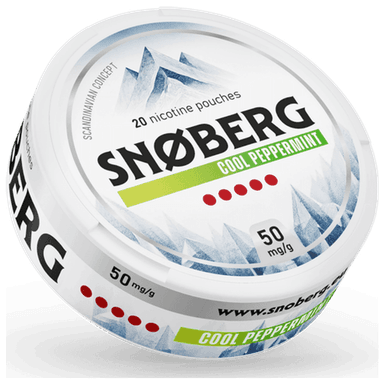 Snøberg Cool Peppermint Strong (50 mg as labelled)