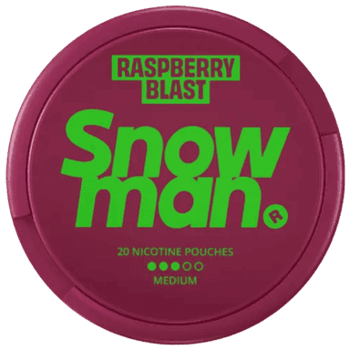 Snowman Raspberry Blast (9 mg as labelled)