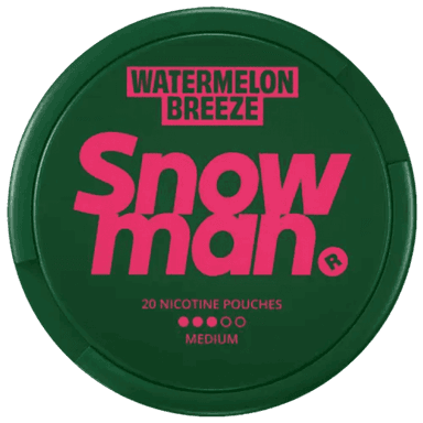 Snowman Watermelon Breeze (9 mg as labelled)
