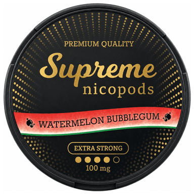 Supreme Watermelon Bubblegum (100 mg as labelled)