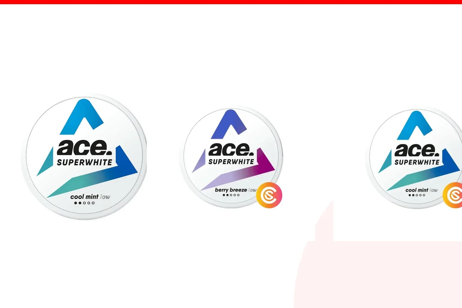 Cans of Best Ace flavours from the Nicotine Pouches Canada range