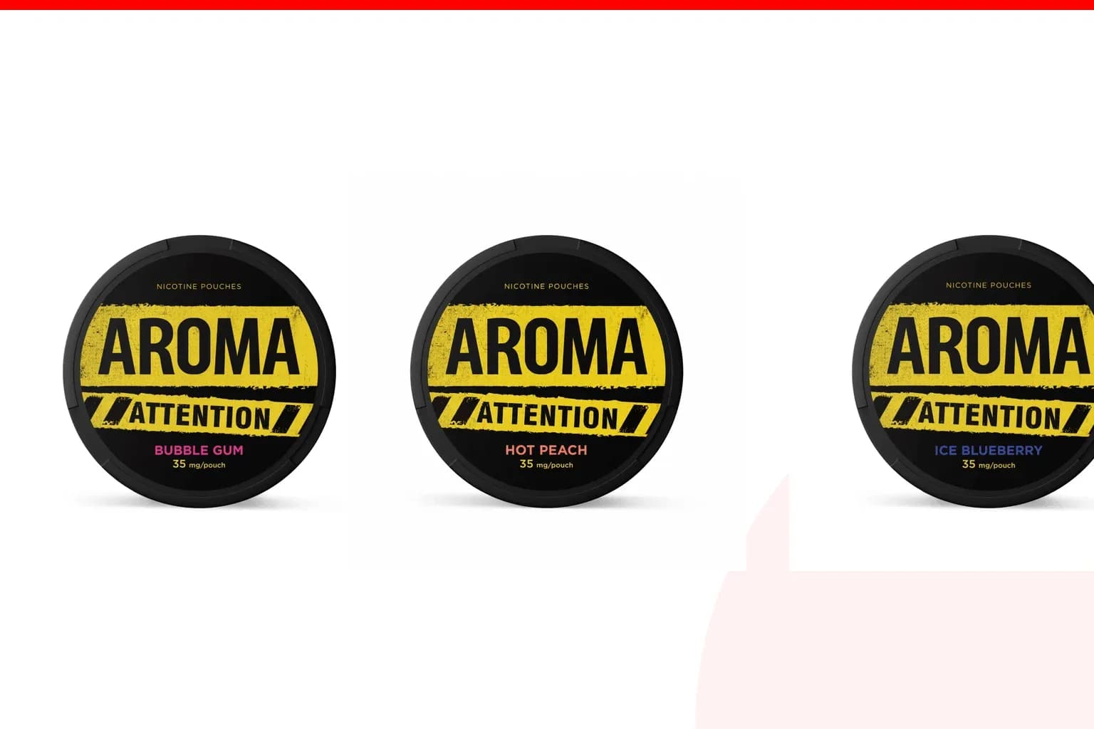 Cans of Best Aroma flavours from the Nicotine Pouches Canada range