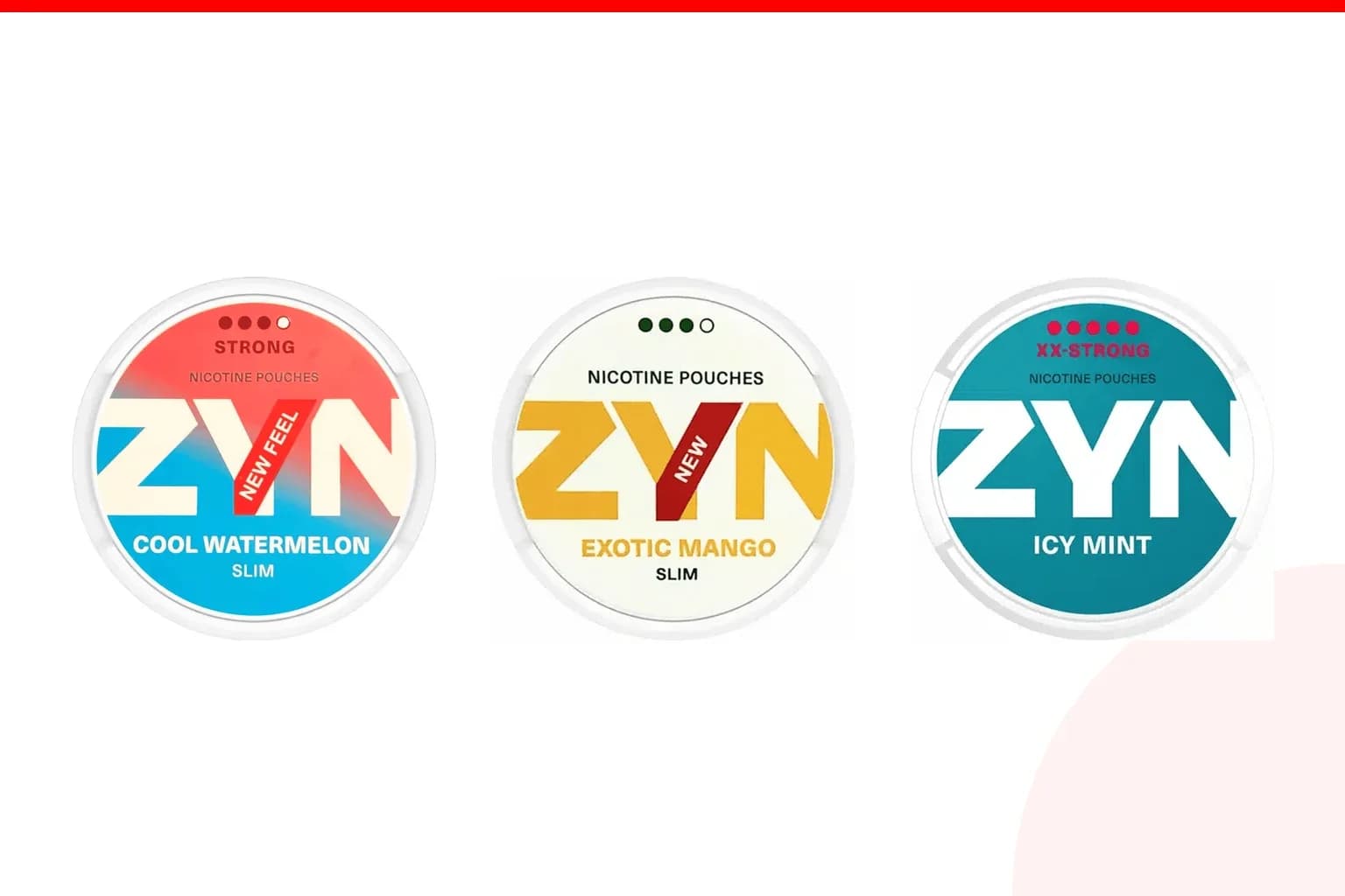 Cans of where to buy ZYN from the Nicotine Pouches Canada range